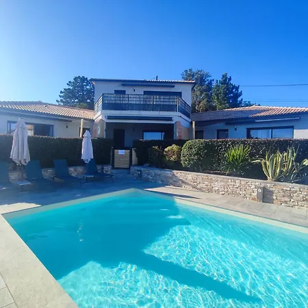 Cote Et - Standing Dans Avec Piscine Et Vue Taglio-Isolaccio