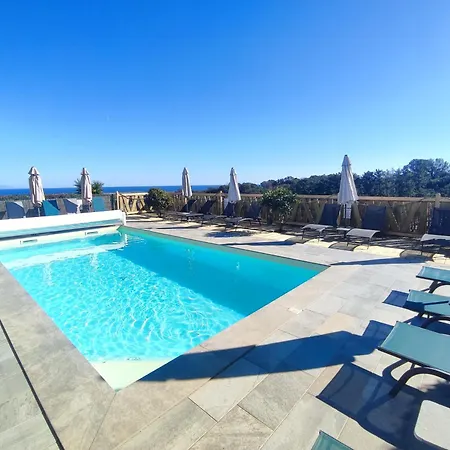 Cote Et - Standing Dans Avec Piscine Et Vue Apartment Taglio-Isolaccio