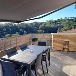 公寓 Cote Et - Standing Dans Avec Piscine Et Vue *