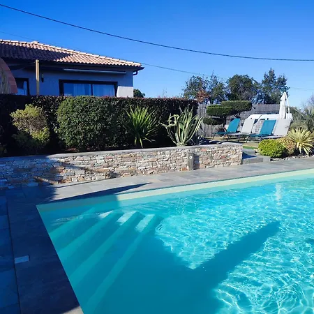 Cote Et - Standing Dans Avec Piscine Et Vue Taglio-Isolaccio