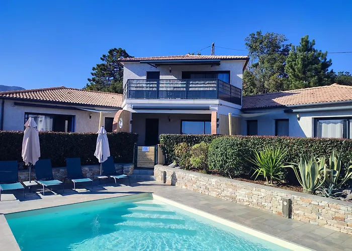 Appartement Cote Et - Standing Dans Avec Piscine Et Vue Taglio-Isolaccio